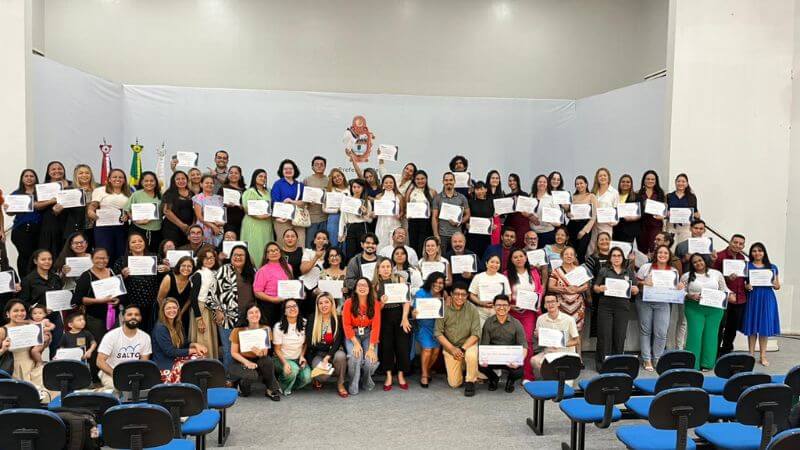 Participantes do Demoday Salto Aceleradora