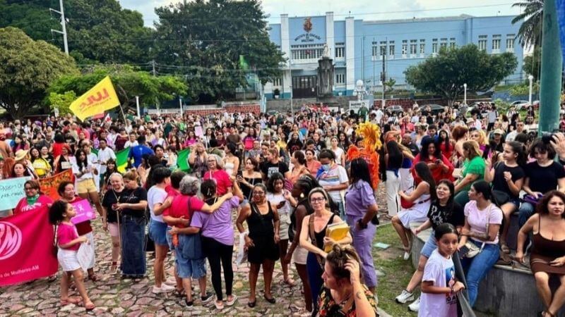 Manifestação Levante Mulheres Vivas em Manaus