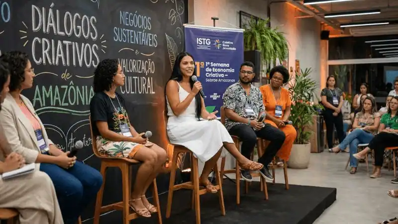 Vitória Maria, coordenadora do Coletivo Nova Juventude - ISTG